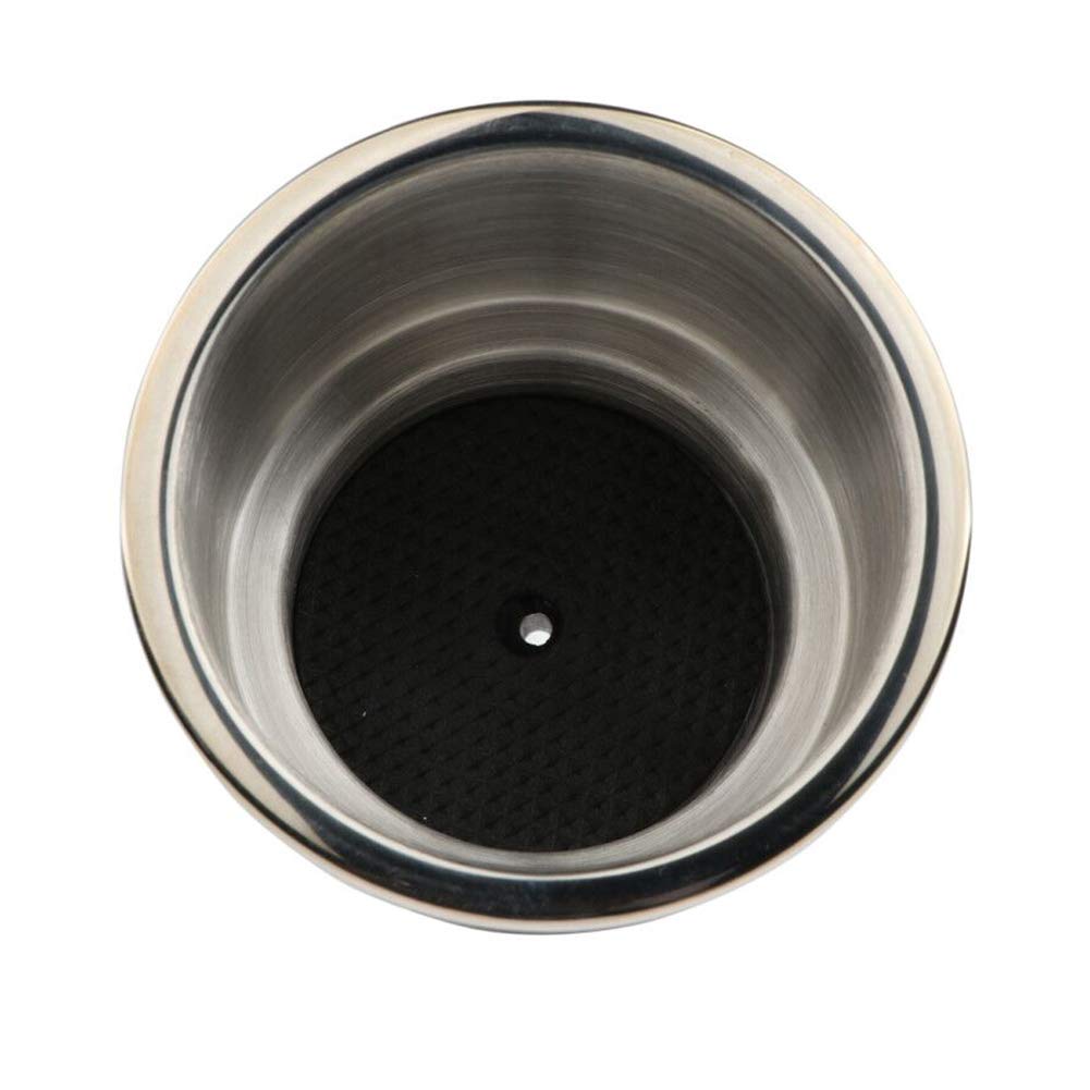 Hoffen installed on boat console holding a cup showing spill-control benefit
