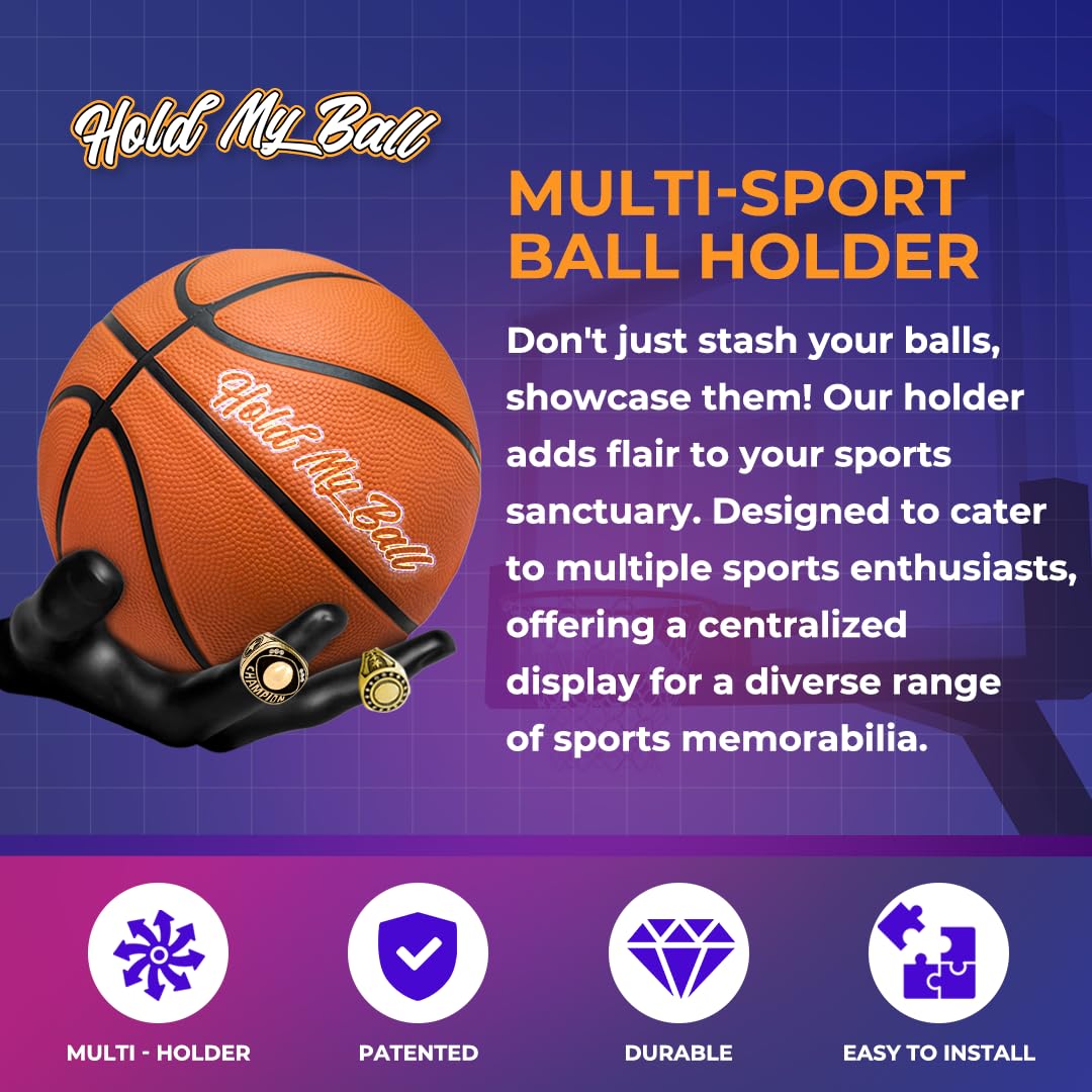 Hold My Ball side angle profile highlighting low-profile design and stability