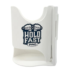 Hold Fast Pro front view white showing compact design and secure hold