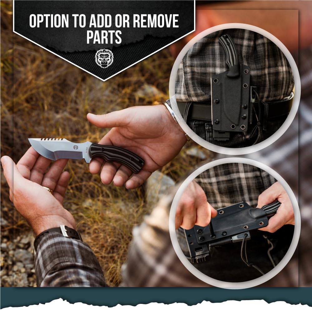 Holtzman's Gorilla Survival carrying case and accessories organized for secure transport and protection