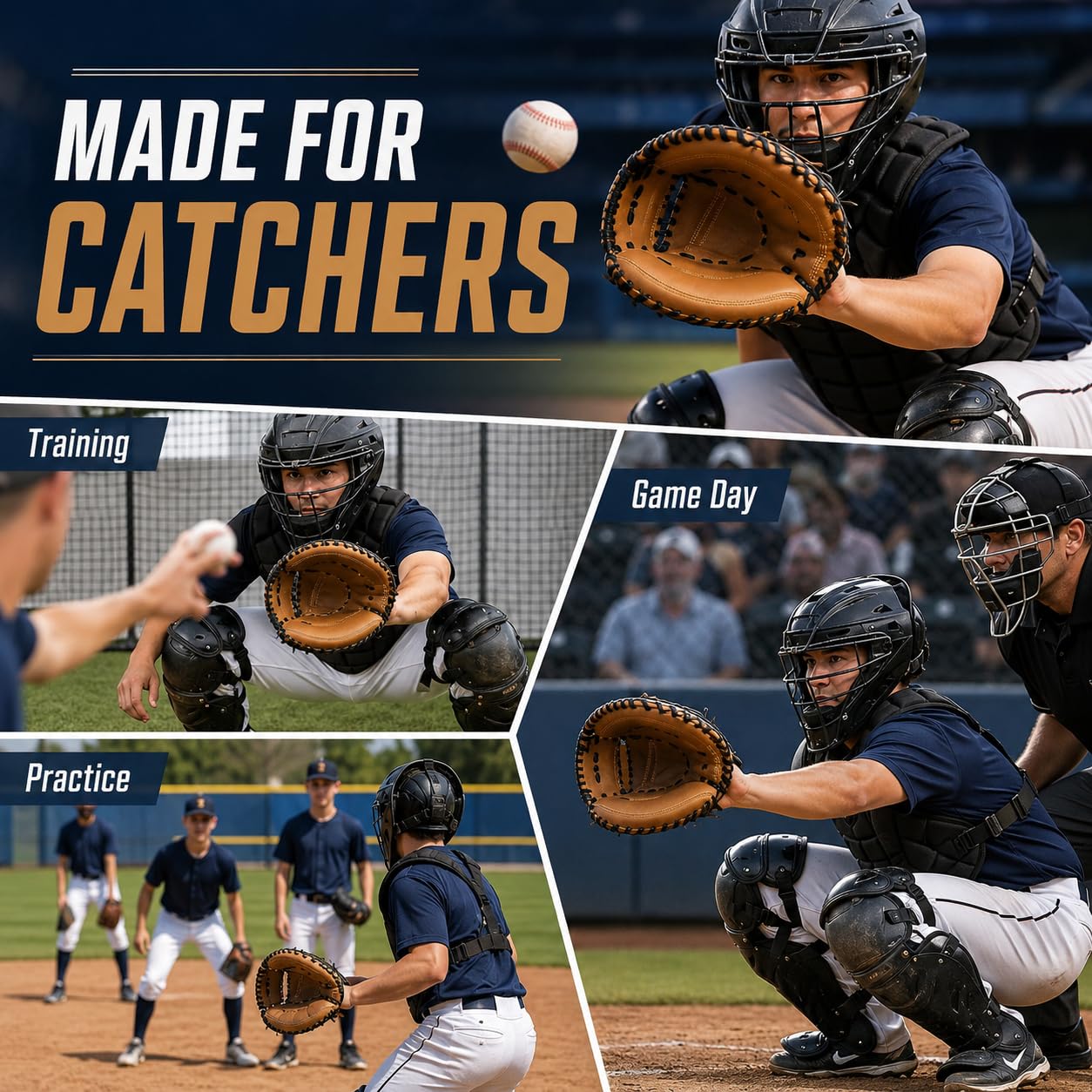 HolyElks mitt in use by catcher demonstrating secure catches and control