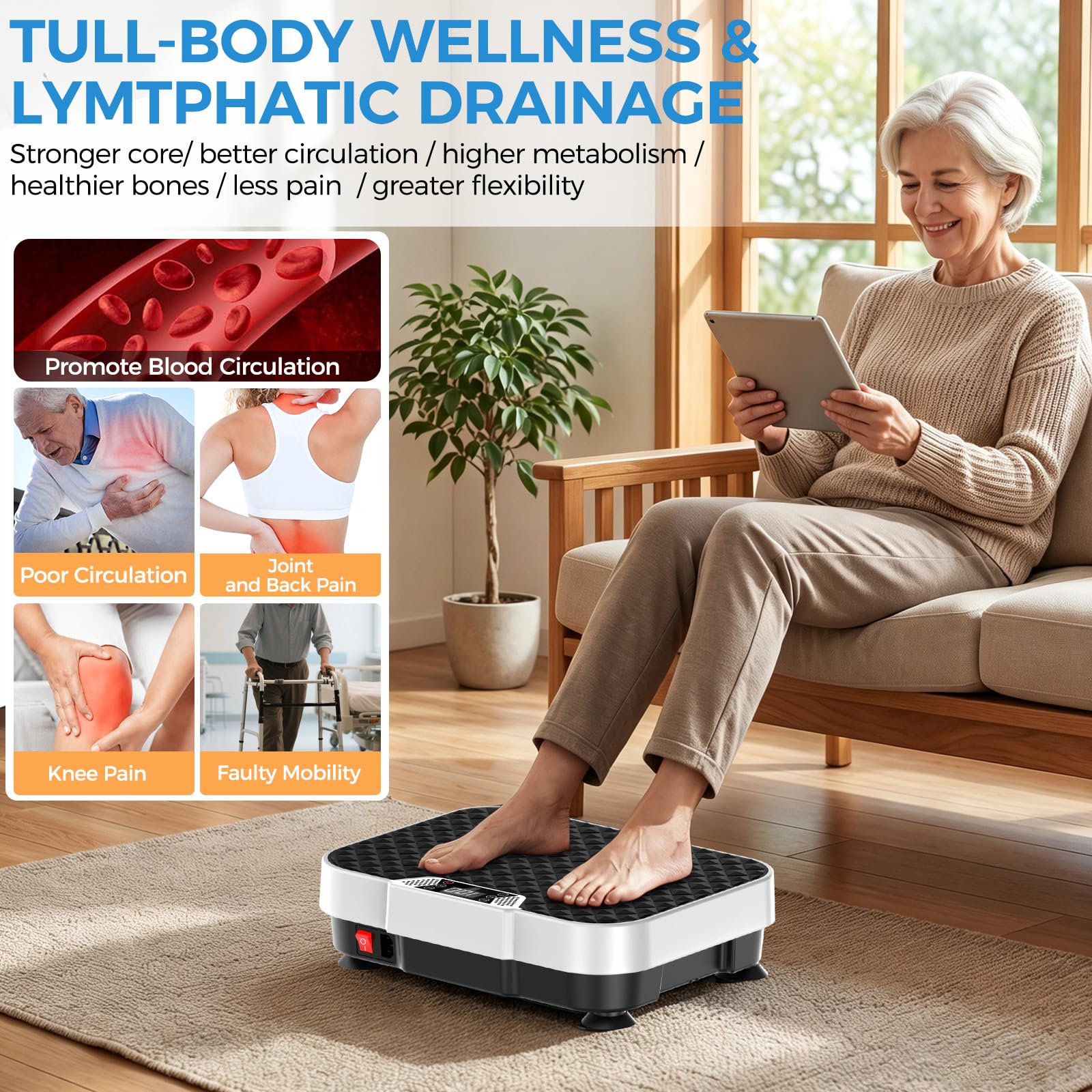 HomePoweron anti-slip surface closeup delivering secure, comfortable footing