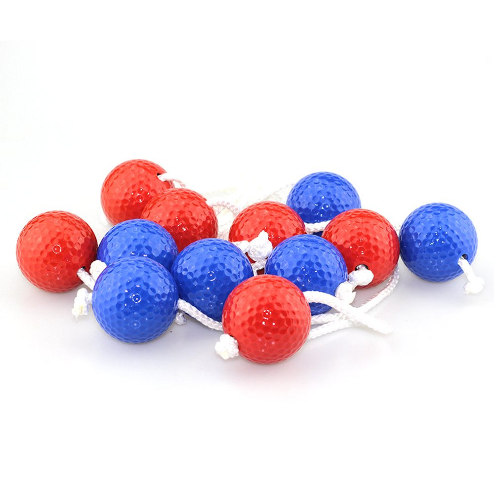HONESTY LONGKEY bolos in use during backyard ladder toss demonstrating predictable flight