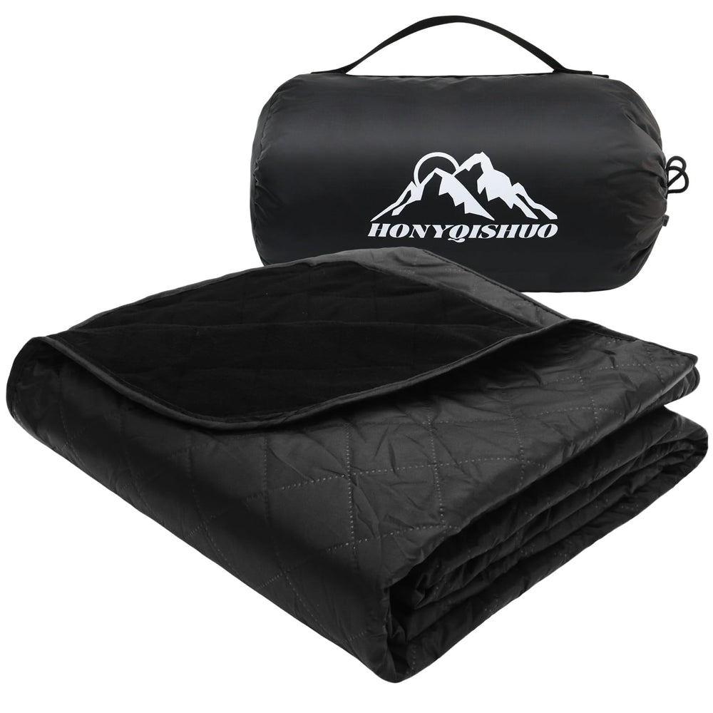 HonyQiShuo front view packaged blanket showing compact carry benefit