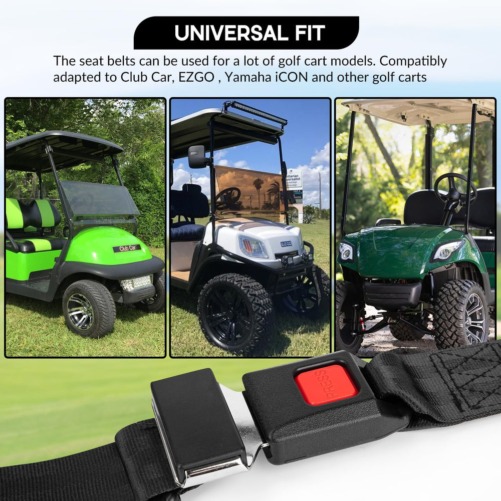 HOOKED ON GOLF strap texture detail showing durable, weather-resistant webbing
