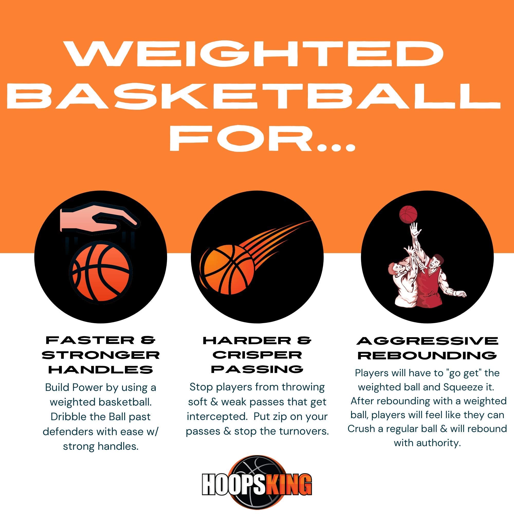 HOOPSKING close-up of rubber texture for superior grip and long-lasting durability