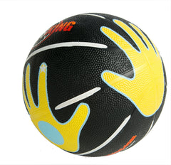 HOOPSKING close-up of blue right-hand guide highlighting correct finger placement