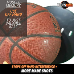 HOOPSKING Smooth Shooter close-up of material and seam for comfortable grip