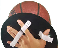 HOOPSKING Smooth Shooter worn by player practicing one-handed shot for better release