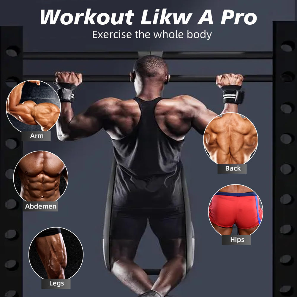 HOOTO bands next to a ruler showing length and scale for workouts