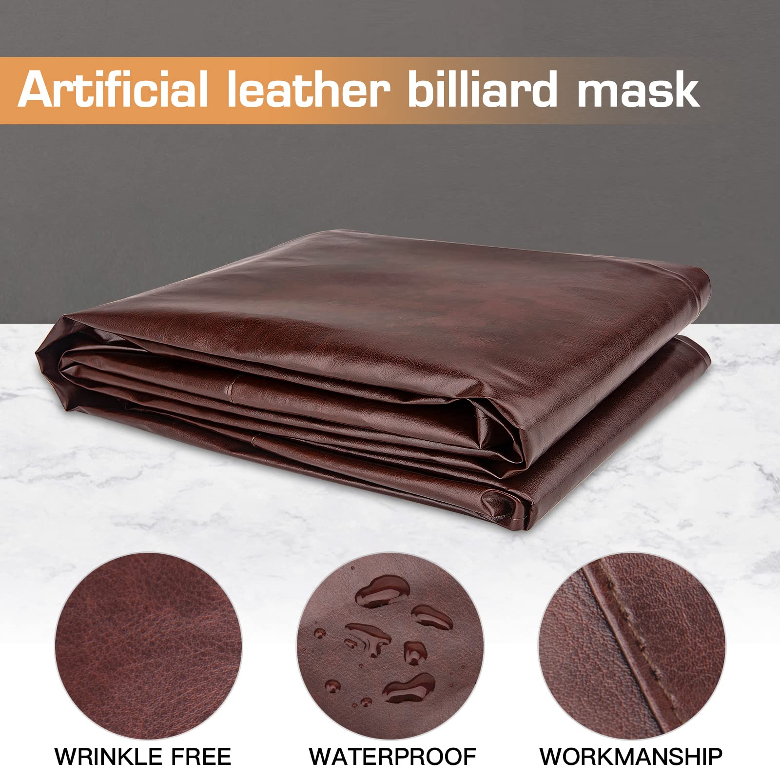 HOOTO close-up leatherette texture showing waterproof surface benefit
