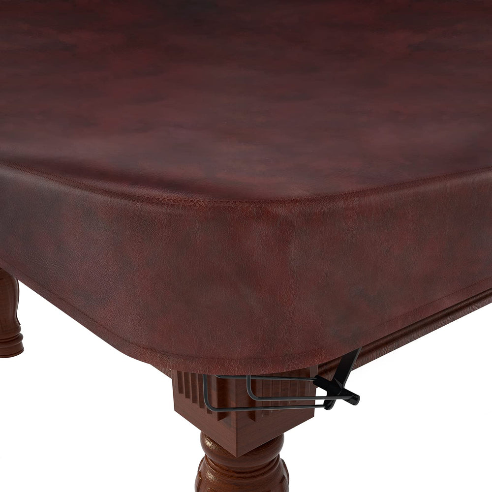 HOOTO cover in living room protecting pool table from dust and spills