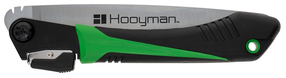 Hooyman ergonomic over-molded handle and locking mechanism for secure, comfortable grip