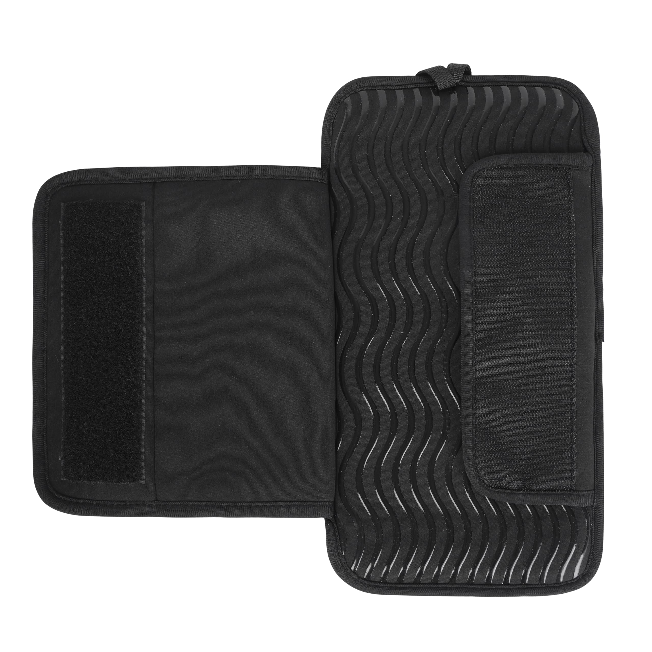 Hornet Watersports pad next to ruler showing IDBF-approved dimensions
