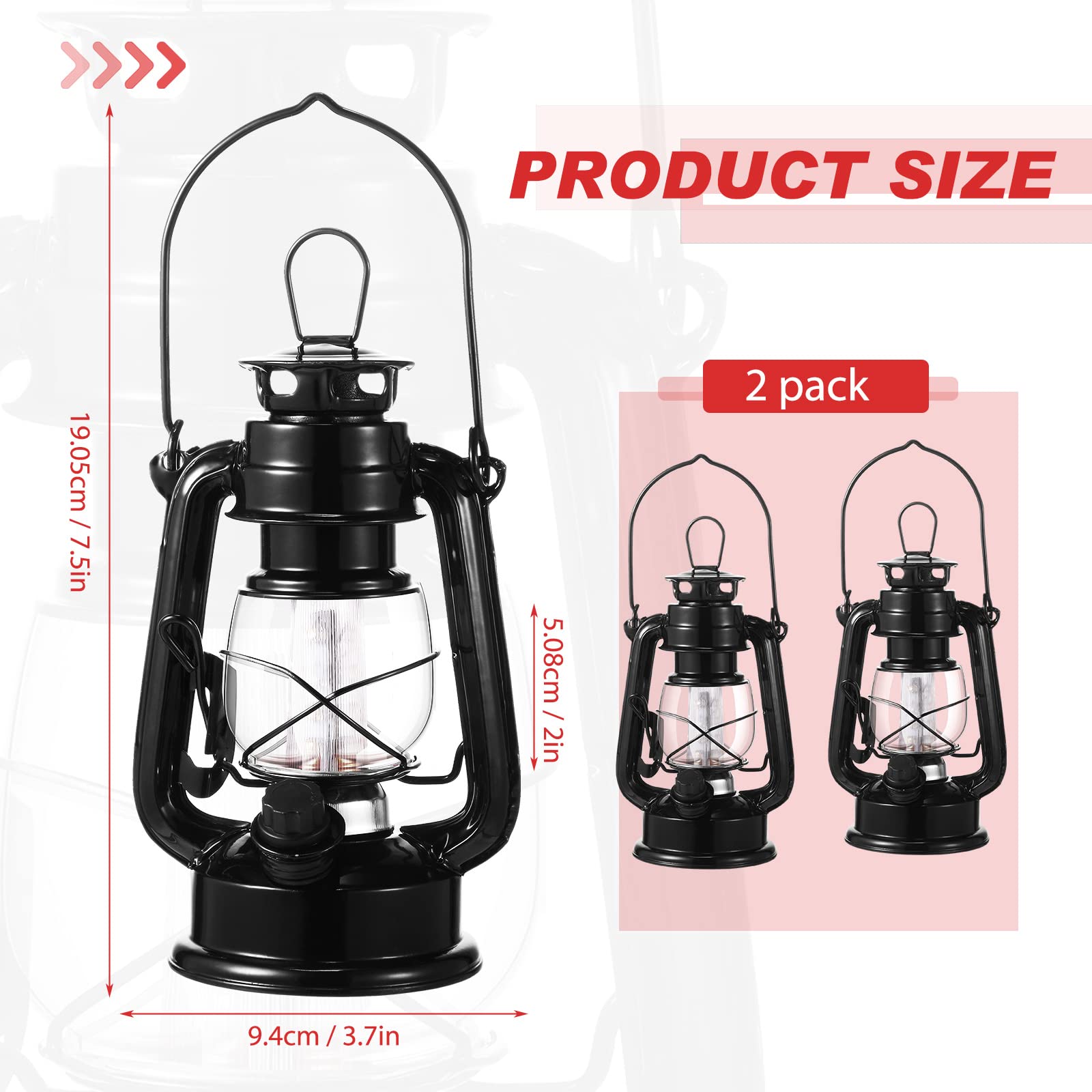 Hortsun top view of hanging loop for easy suspension and versatile placement