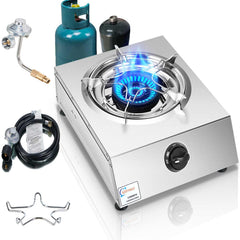 Horynar front view stove showing compact durable design and easy setup