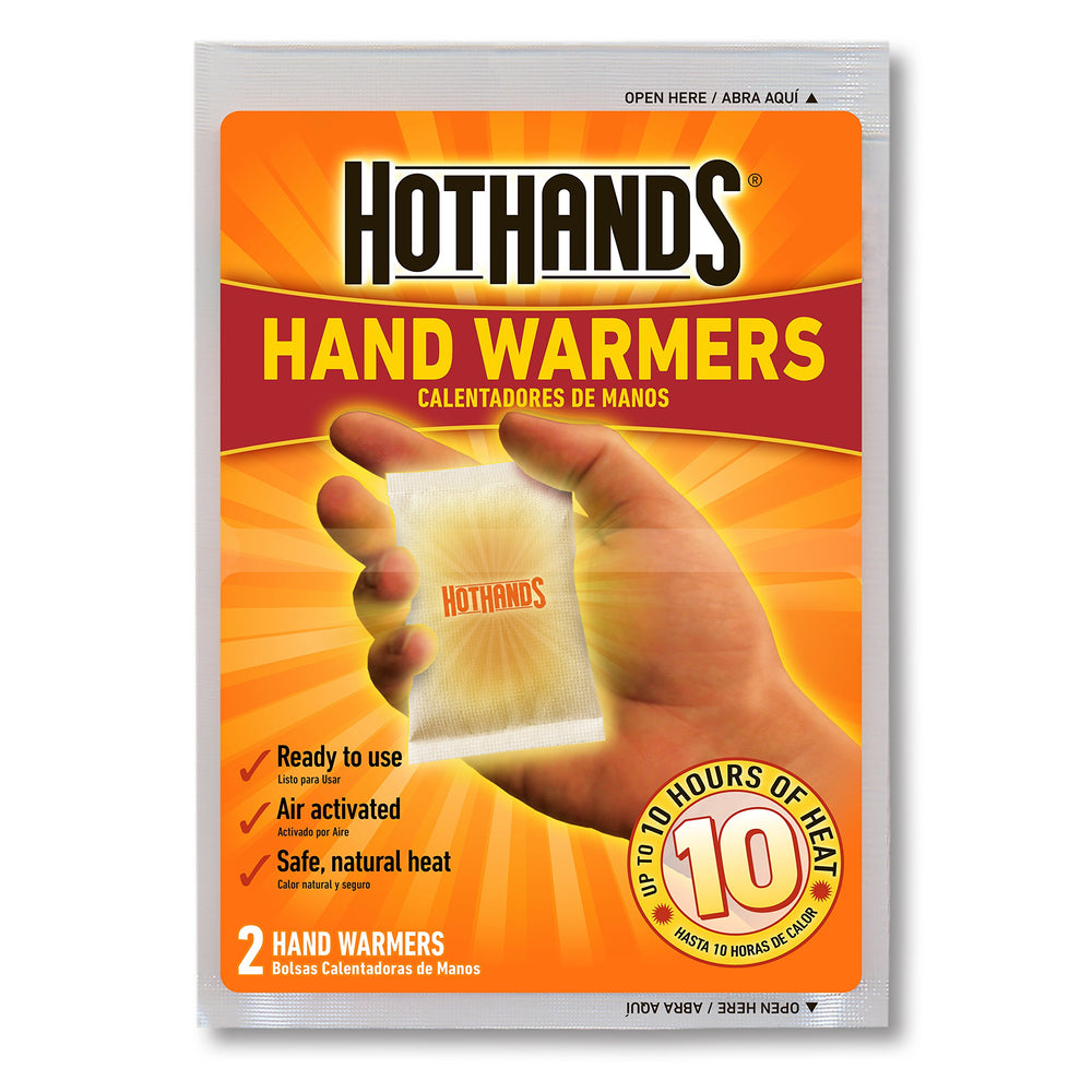 HotHands single packet close-up showing texture and easy air activation benefit