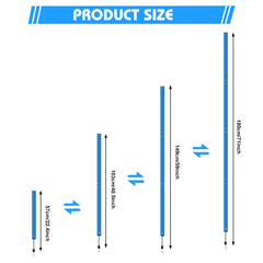 HOTOOLME speed ladder flat lay displaying rungs for improving footwork and rhythm