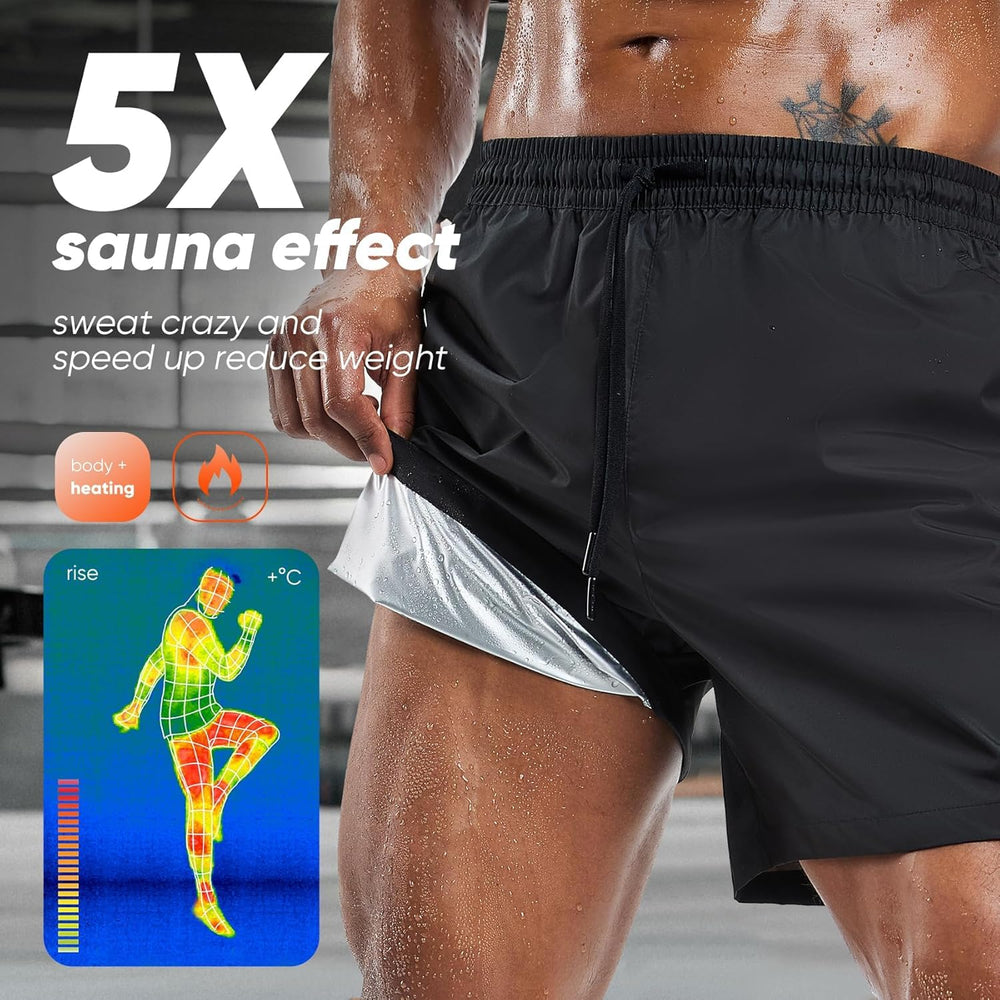 HOTSUIT shorts in use during outdoor run showing increased sweat benefit