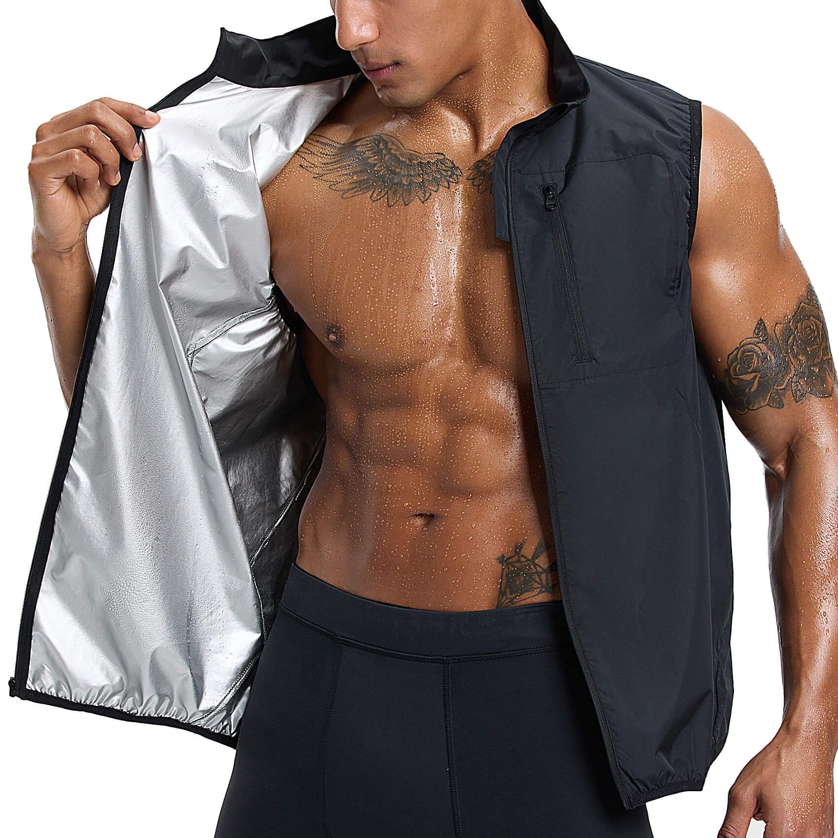 HOTSUIT lifestyle shot on outdoor run illustrating heat trapping during cardio