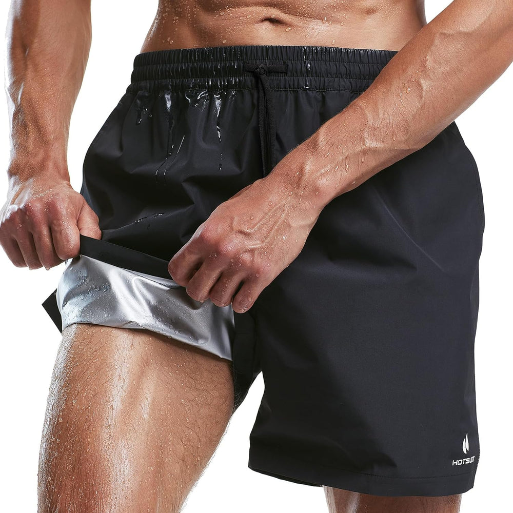 HOTSUIT front view of shorts showing secure fit and sleek design benefit