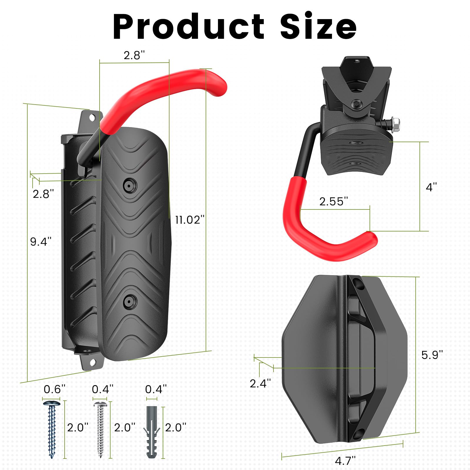 Housolution scale comparison with ruler showing compact wall-mounted footprint
