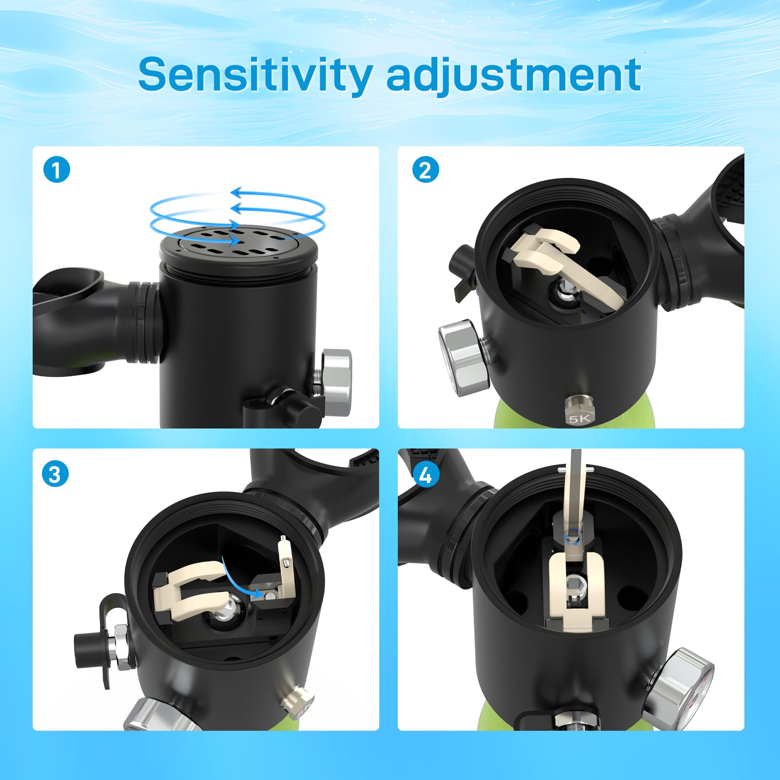 HOUVAN packed travel-ready with separated valve for airline-friendly portability benefit
