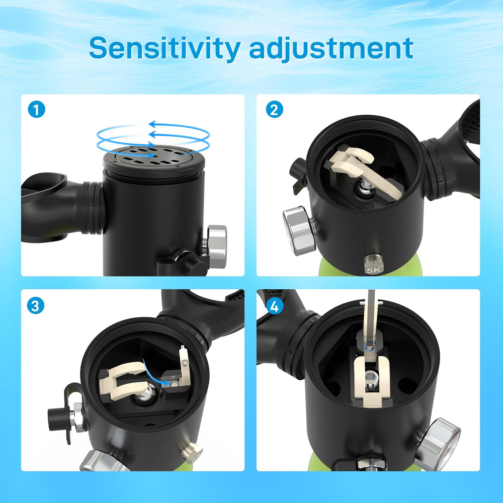 HOUVAN packed travel-ready with separated valve for airline-friendly portability benefit