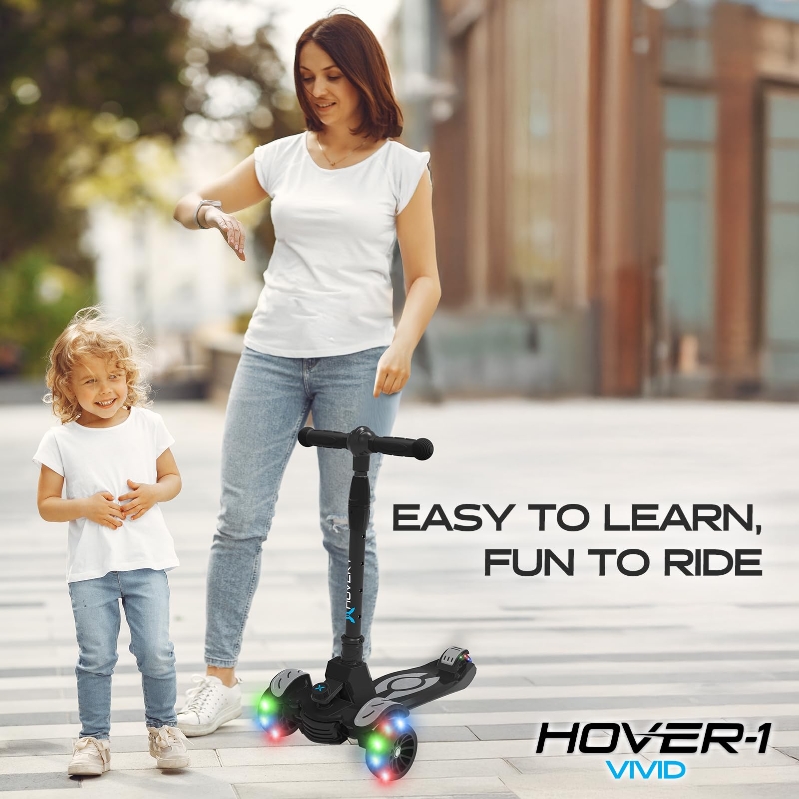 Hover-1 Vivid handlebar adjustment detail for customizable height