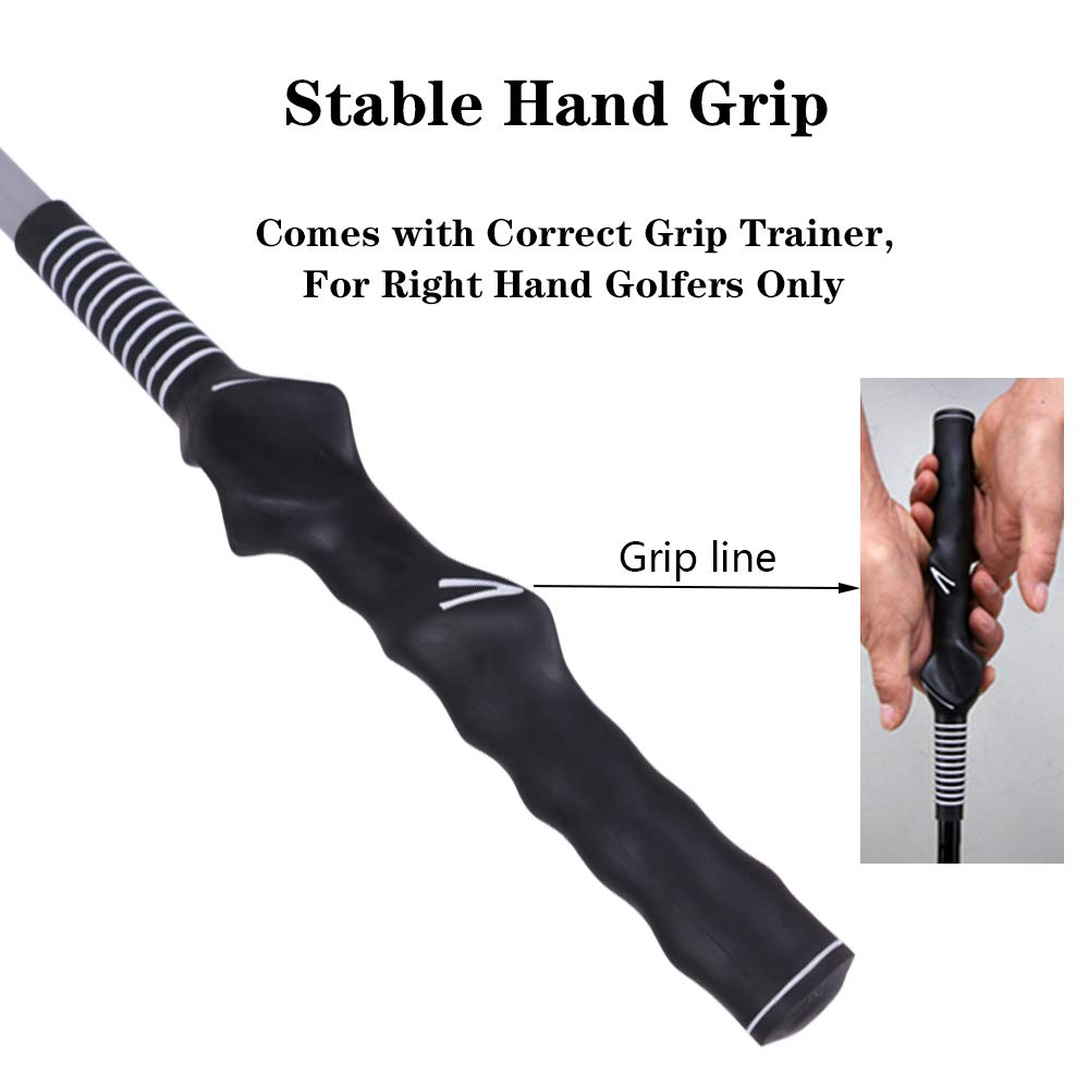 HOW TRUE beside a golf club for size scale and convenient portability benefit