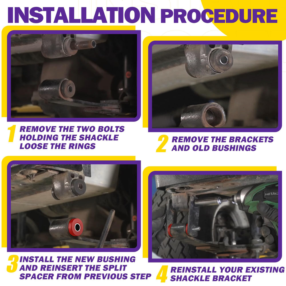 HOWBOW grease packets and instruction sheet included for easier installation