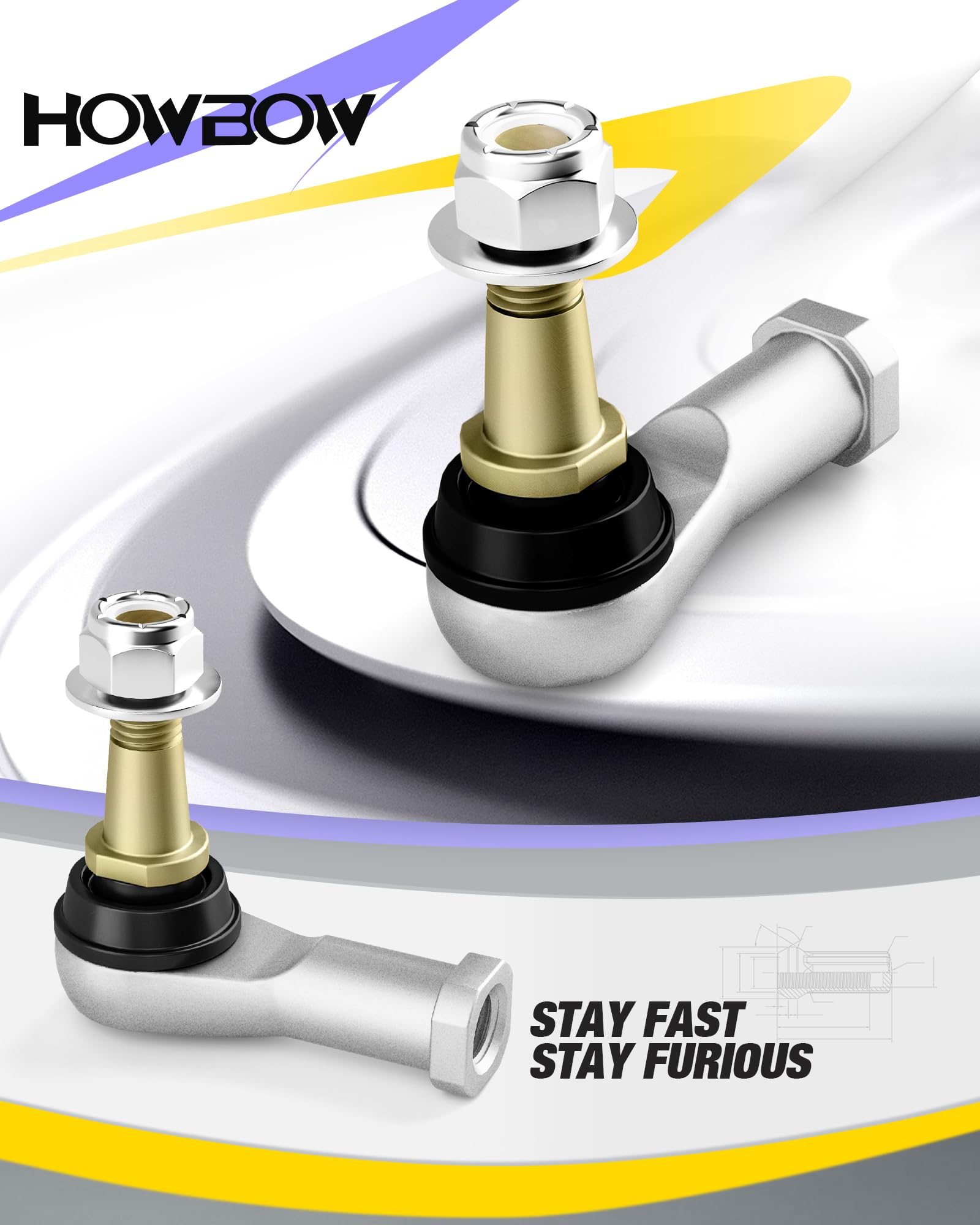 HOWBOW aluminum and steel texture detail demonstrating corrosion resistance