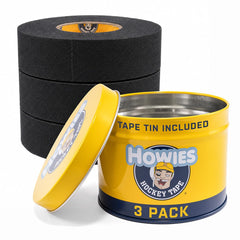 Howies front packaging showing three black rolls and brand clarity for quick selection