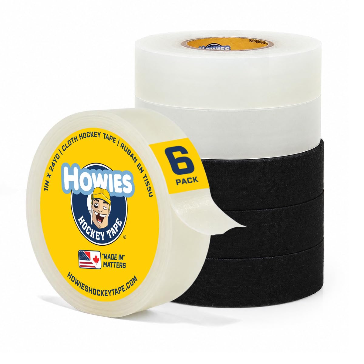 Howies six-roll combo packaging showing product and benefits