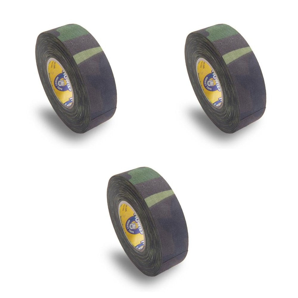 Howies green camo tape pack front view showing design and durability benefit