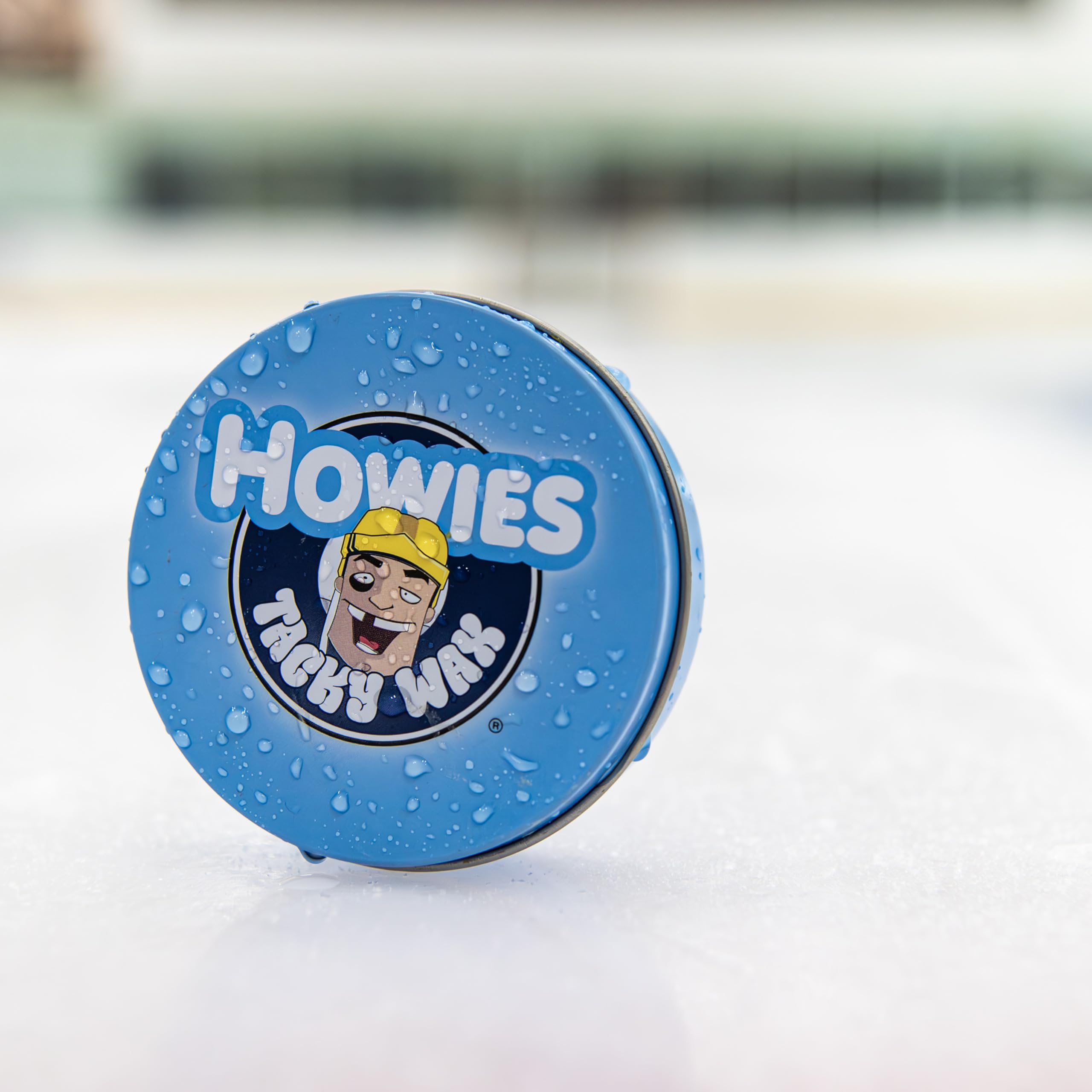 Howies wax used by player on ice for enhanced handling confidence