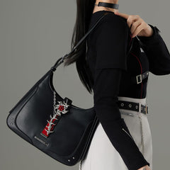 HOYOVERSE saddle bag side profile displaying compact shape and comfortable strap