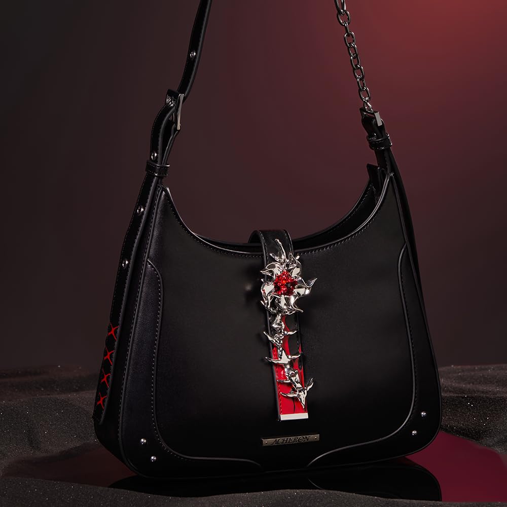 HOYOVERSE saddle bag zipper interior access revealing organized compartment benefits