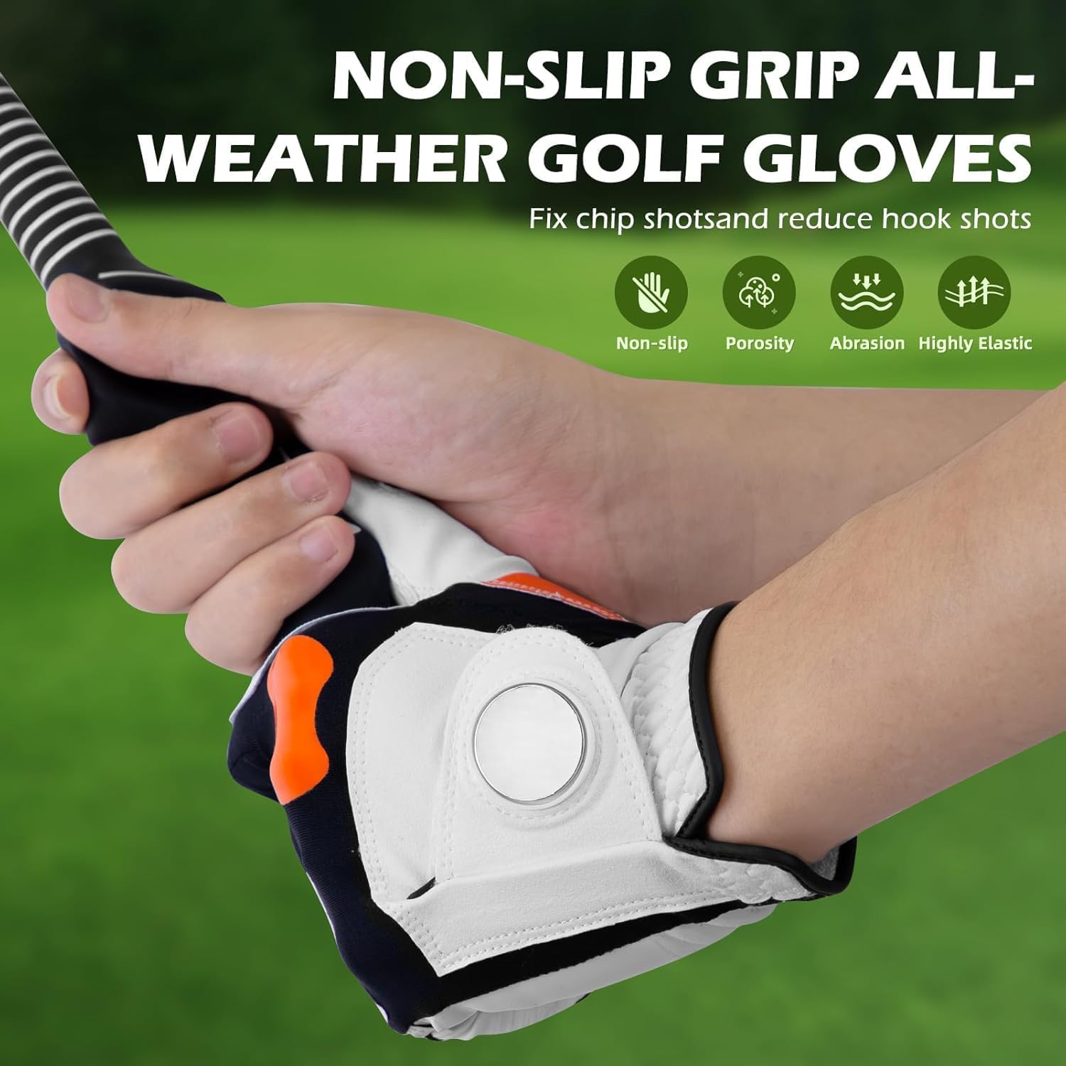 HPLSZCN glove side showing elastic Lycra stretch for comfortable flexibility