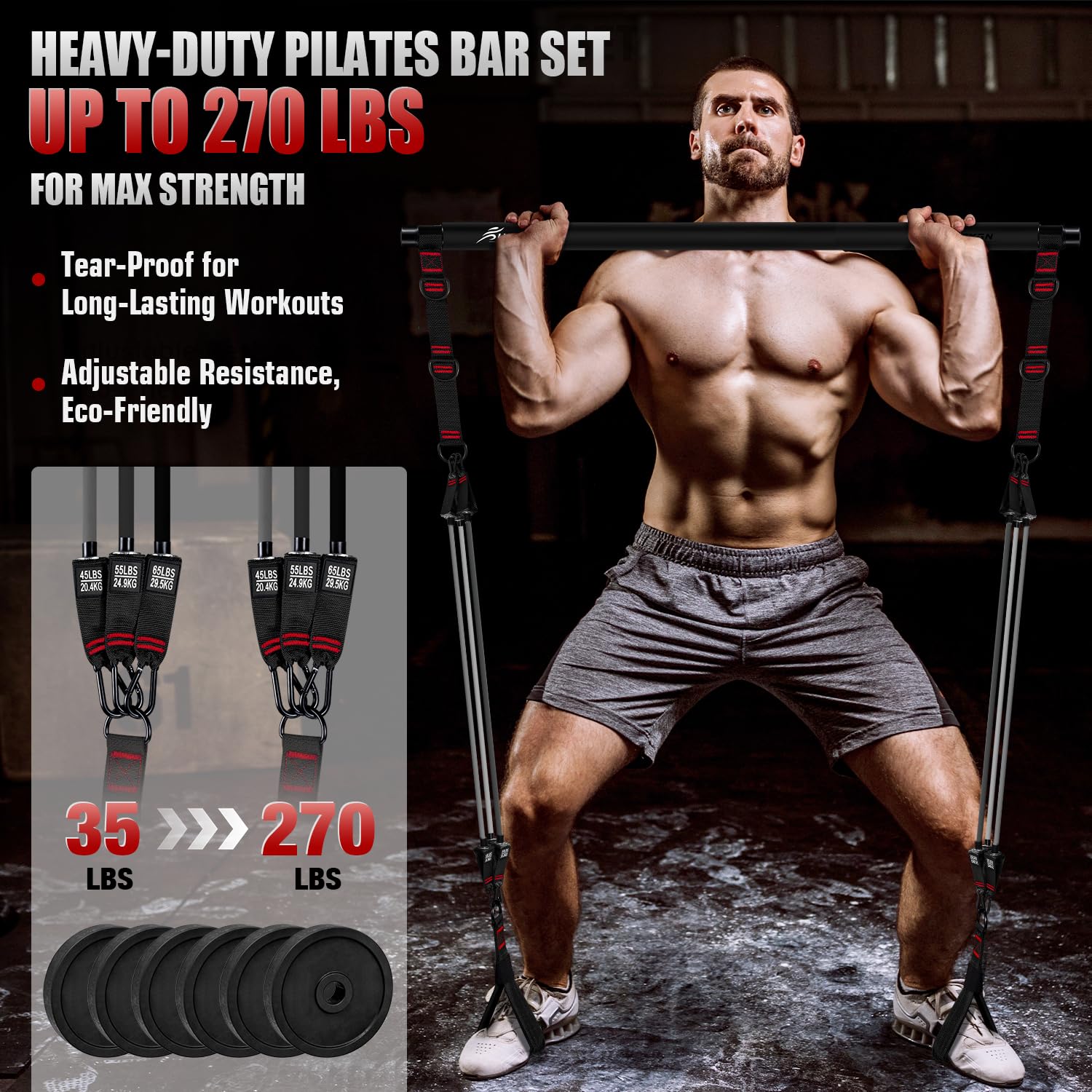 HPYGN ankle strap detail enabling targeted glute and leg activation