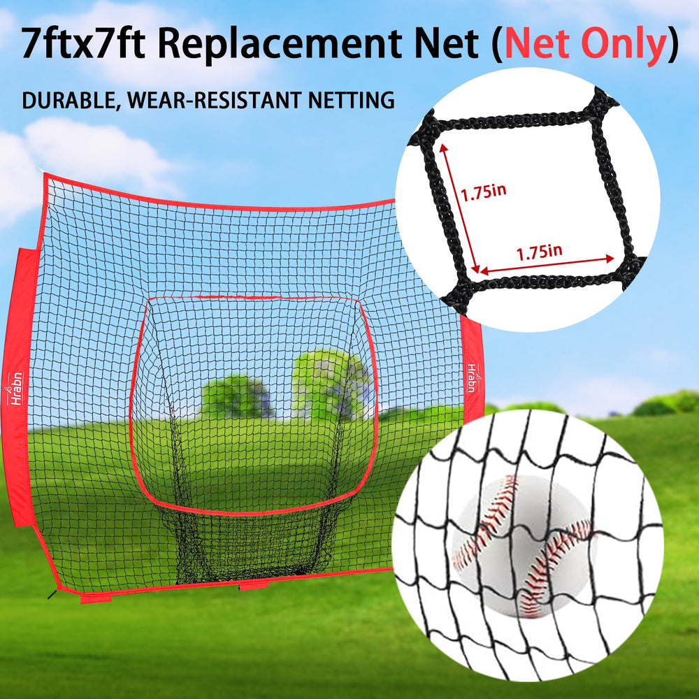 Hrabn folded replacement net packed for transport offering portable convenience