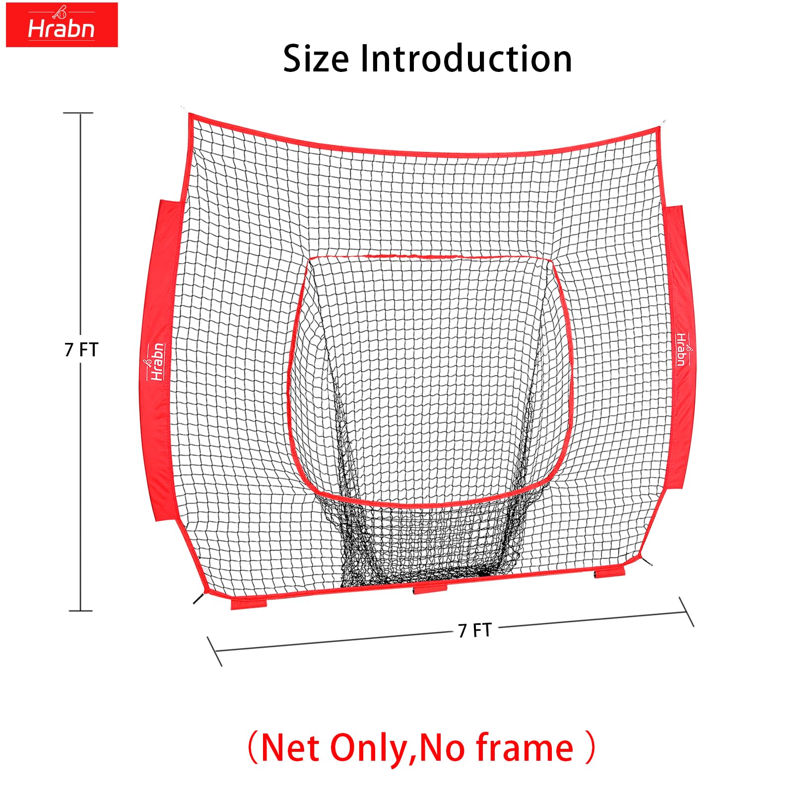 Hrabn net catching a fastball showing strong impact absorption benefit