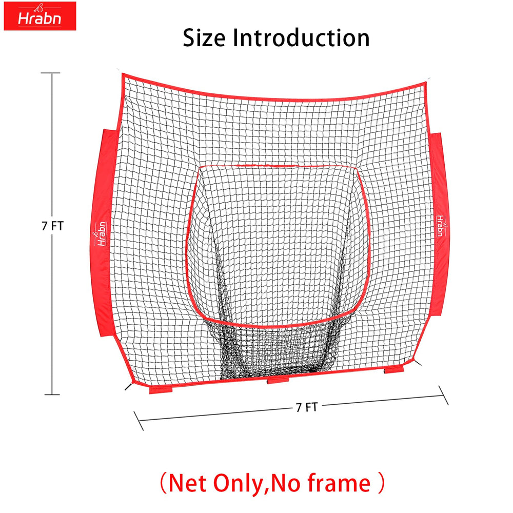 Hrabn net catching a fastball showing strong impact absorption benefit
