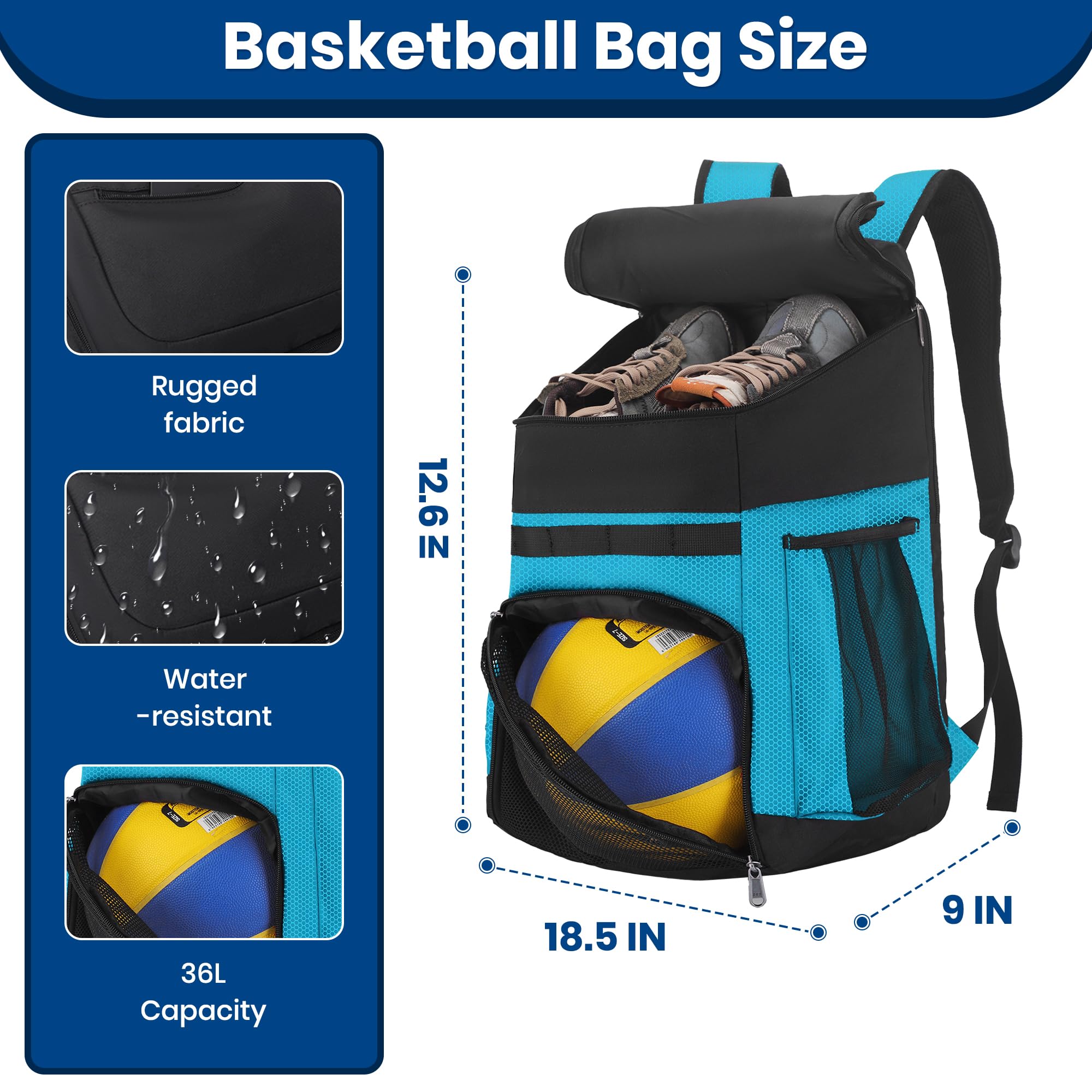 Hsmihair main compartment packed with laptop clothes and organized pockets