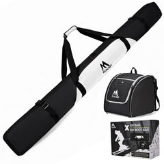 Hsmihair ski bag front view showing organized storage and easy transport
