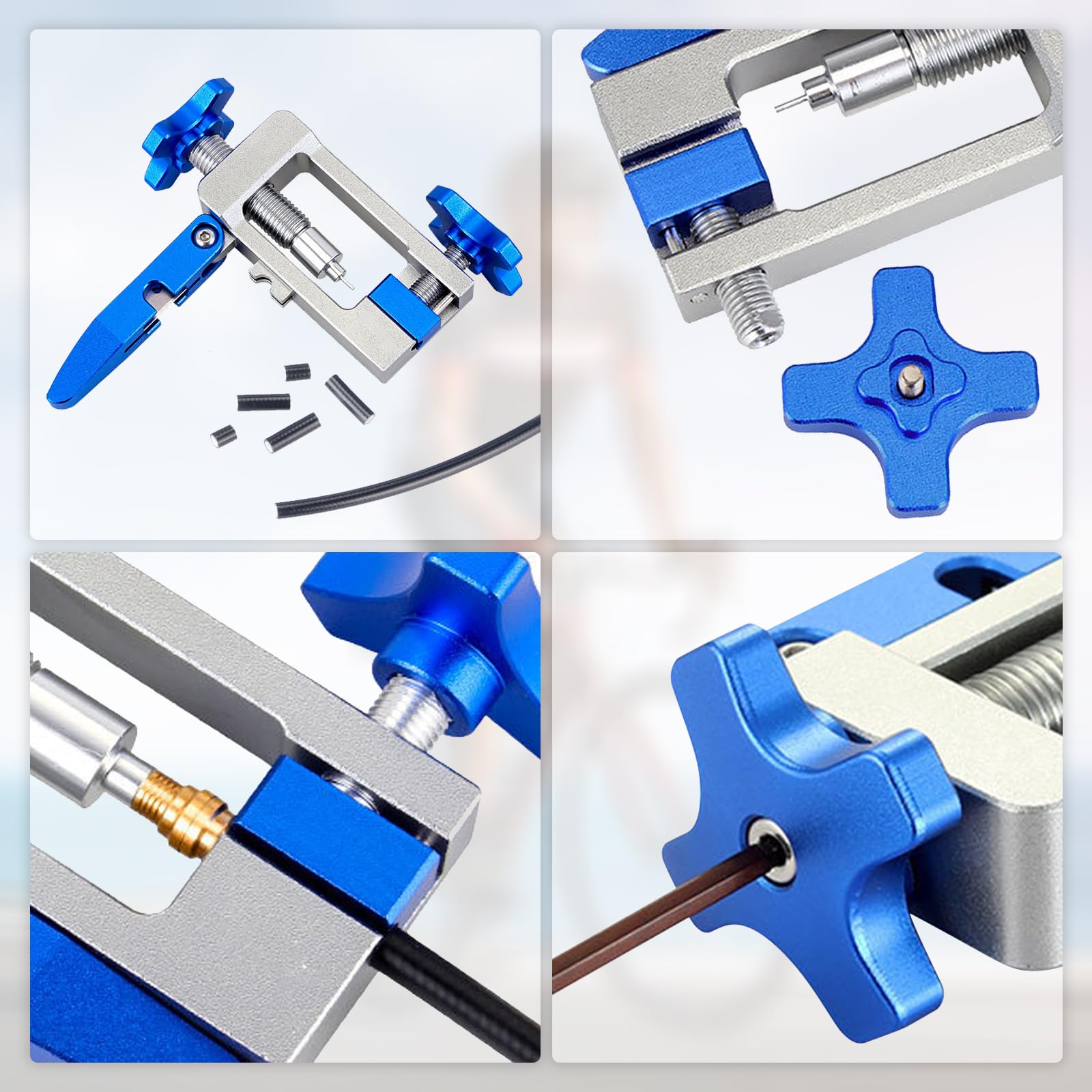 HSOKEW cutter cutting a brake hose cleanly to reduce leaks and improve seating