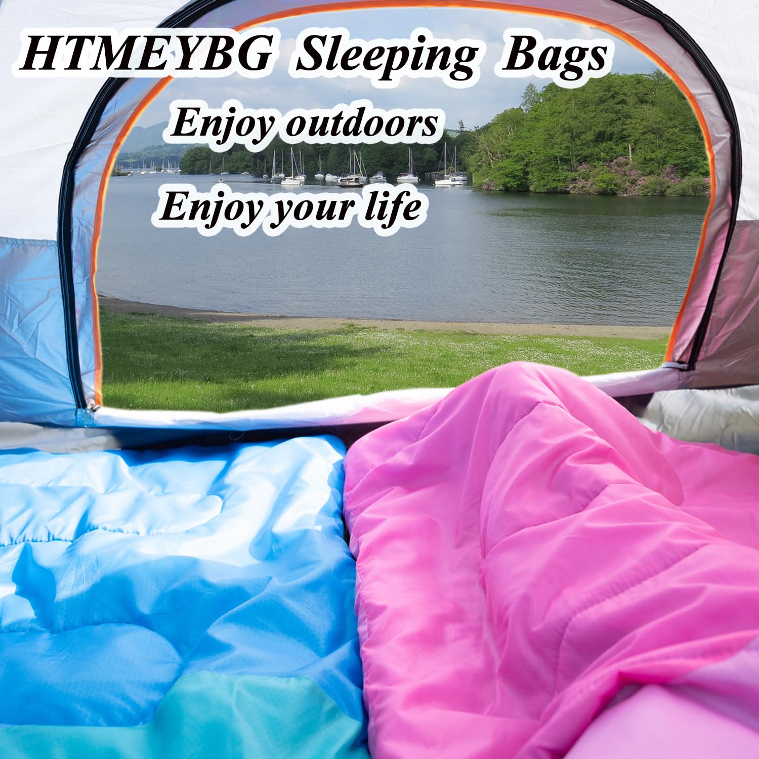 HTMEYBG next to person showing size and roomy fit for taller adults