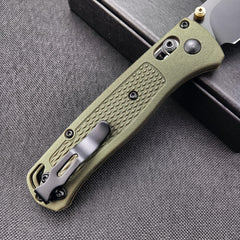 HUAAO handle texture detail showing grivory grip and anti-slip benefit
