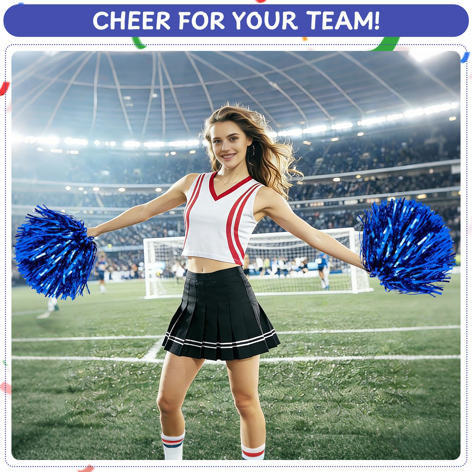 Hualleko pom poms arranged at a party to create lively festive decoration