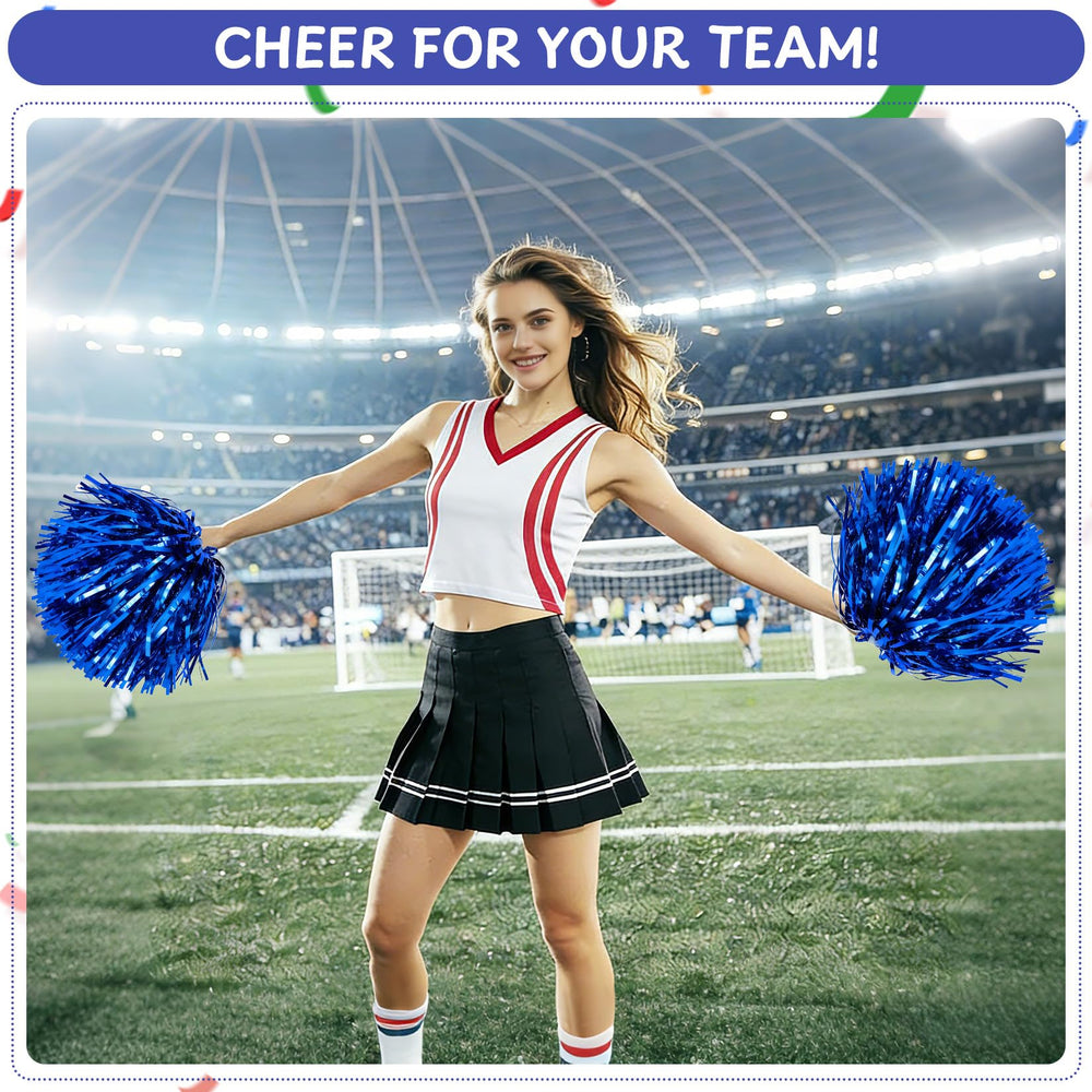 Hualleko pom poms arranged at a party to create lively festive decoration